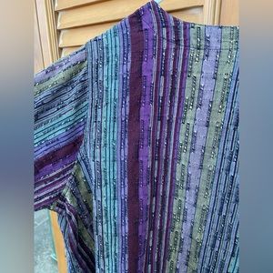 Roaman’s Textured Cotton blouse